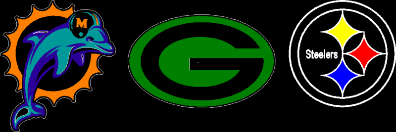 National Football League Logos DWG Block for AutoCAD