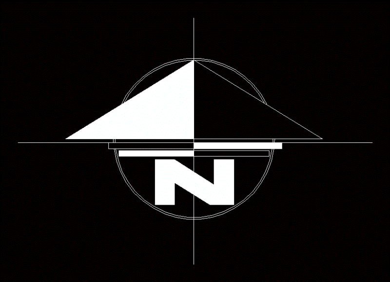 North DWG Block for AutoCAD