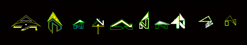 Norths DWG Block for AutoCAD