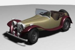 Old Car 3D MAX Model for 3D Studio Max • Designs CAD