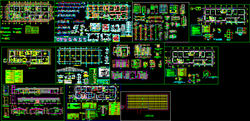 Omacha Clinic 2D DWG Full Project For AutoCAD
