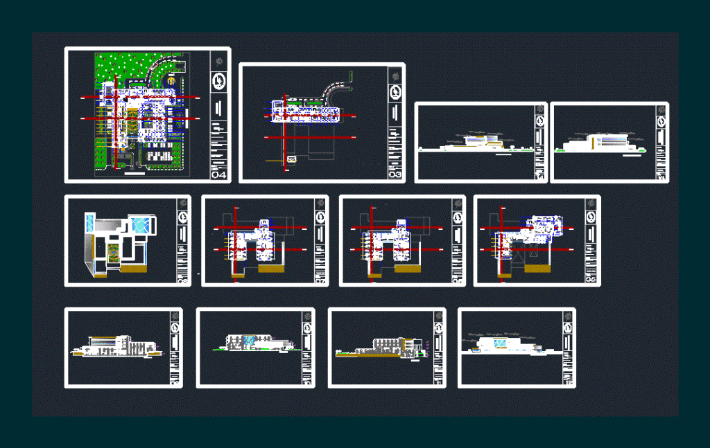 Oncologico Hospital Type Iii – E DWG Block for AutoCAD