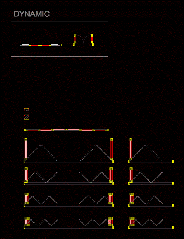Openings Dynamic Block DWG Block for AutoCAD