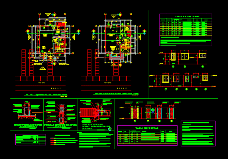 Openings – Two Story Home DWG Full Project for AutoCAD