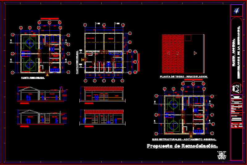 Outpatient Surgery Room–Gas Installations, Piping DWG Plan for AutoCAD