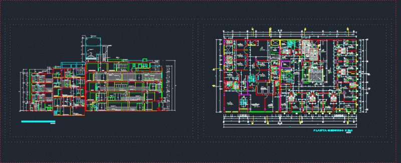 Pacific Clinic DWG Block for AutoCAD