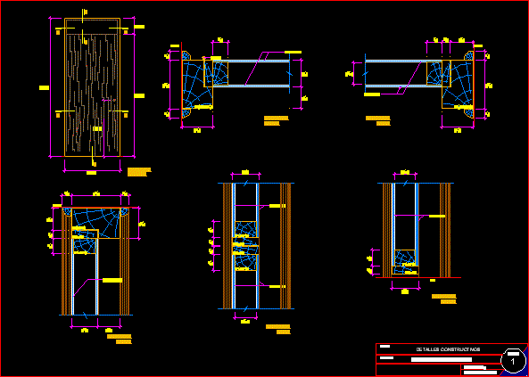 Panel Door - Details DWG Detail for AutoCAD • Designs CAD