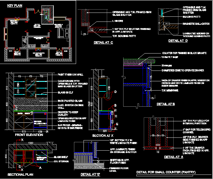 Pantry Detail DWG Plan for AutoCAD • Designs CAD