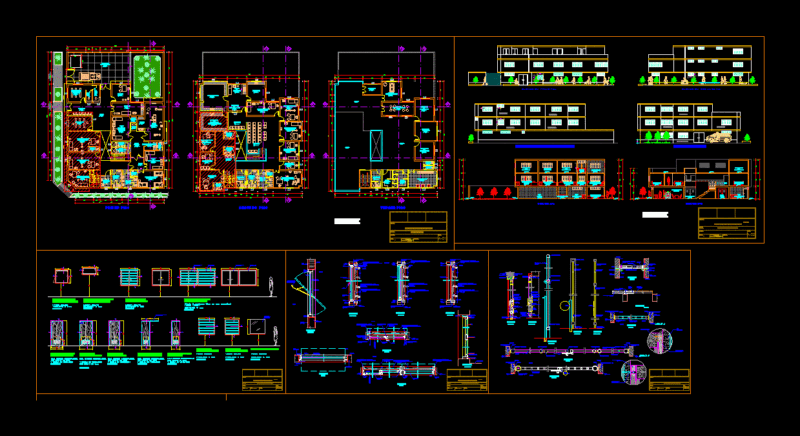 Paul Harris Health Center DWG Full Project for AutoCAD