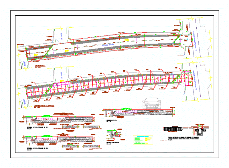 Paving DWG Detail for AutoCAD