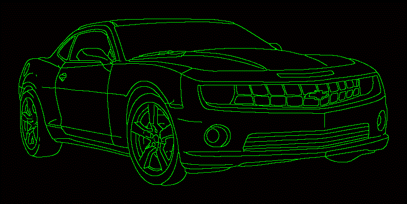 Perspective View Car 2D DWG Block for AutoCAD  Designs CAD