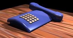 Telephone 3D DWG Model for AutoCAD