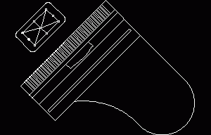 Grand Piano Musical Instrument 2D DWG Block for AutoCAD