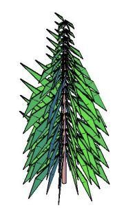 Pine Tree 3D DWG Model for AutoCAD