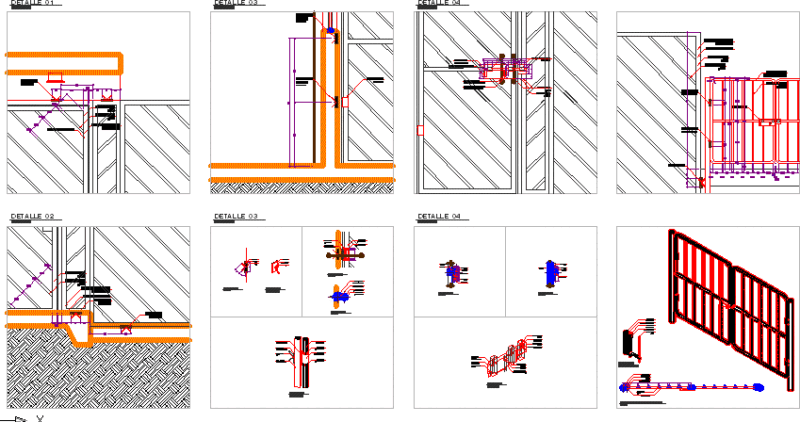 Pipe Gate – Details DWG Detail for AutoCAD
