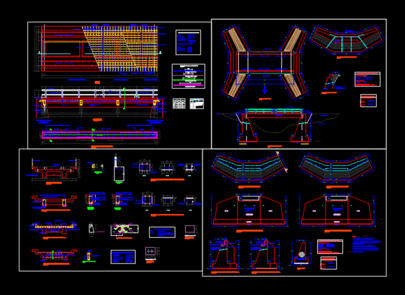 Plane Bridge DWG Full Project for AutoCAD
