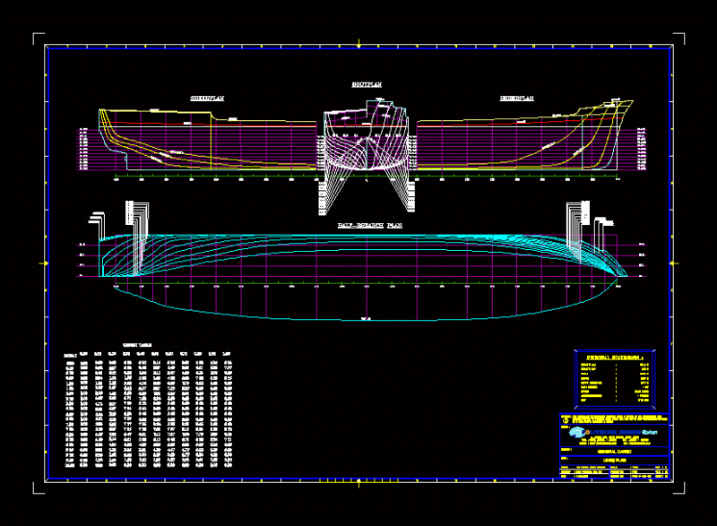 Plano De Lineas DWG Plan for AutoCAD
