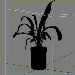 Turmeric Plant In Pot 3D MAX Model for 3D Studio Max