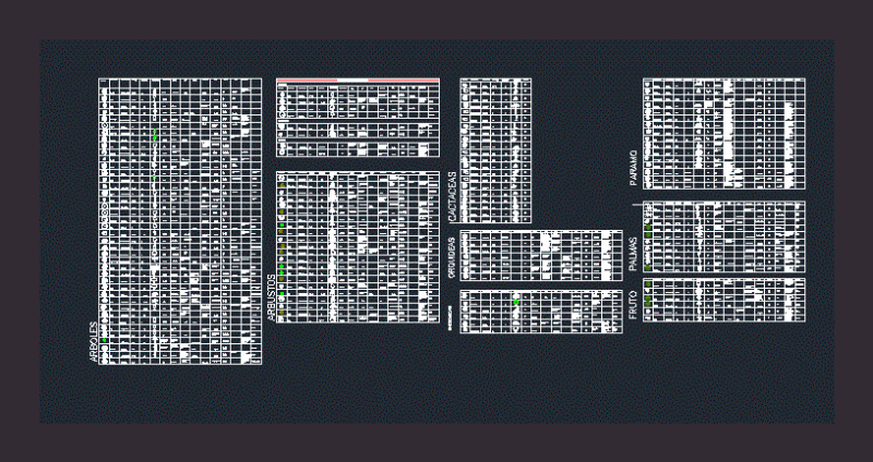 Plant DWG Block for AutoCAD
