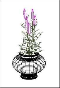 Planter 3D RVT Model for Revit