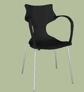 Plastic Chair 3D SKP Model for SketchUp