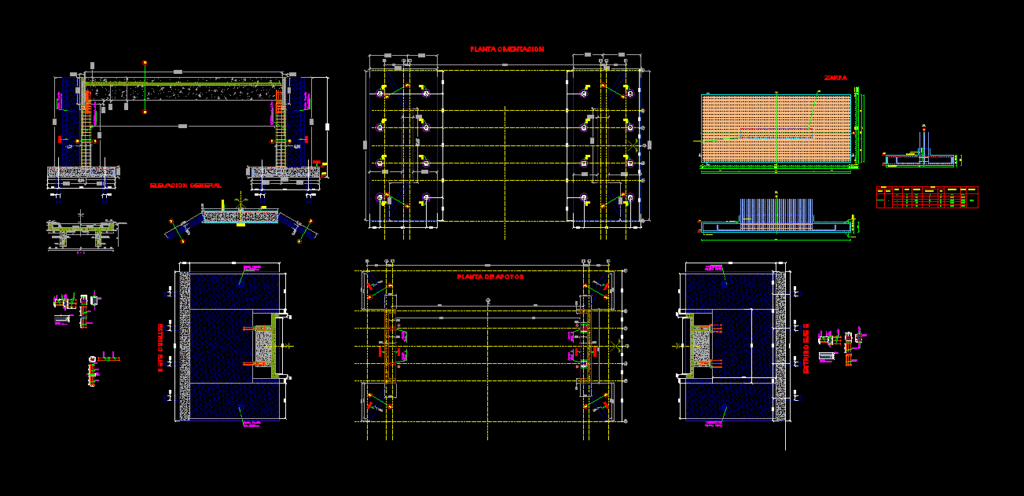 Ponton – Reinforced Concrete Bridge DWG Detail for AutoCAD
