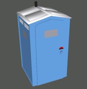 Portable BaÑO 3D SKP Model for SketchUp