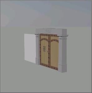 Porton 3D DWG Section for AutoCAD
