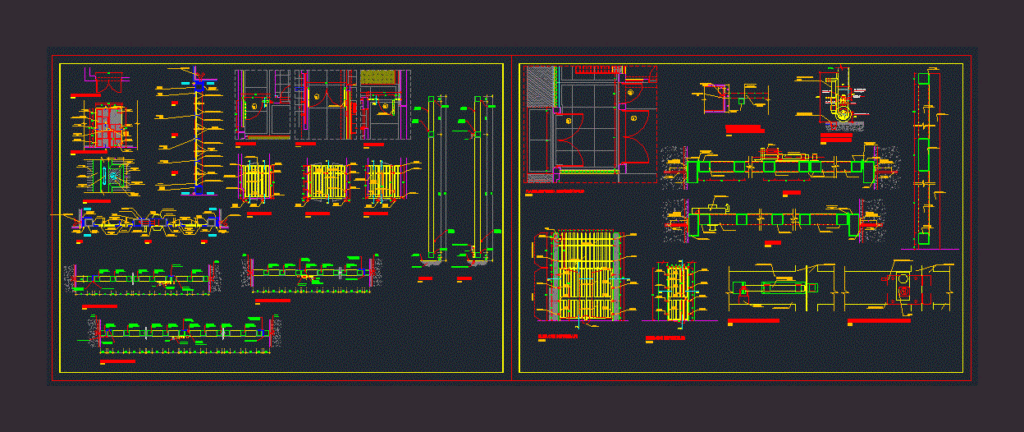 Porton Access Grids DWG Detail for AutoCAD