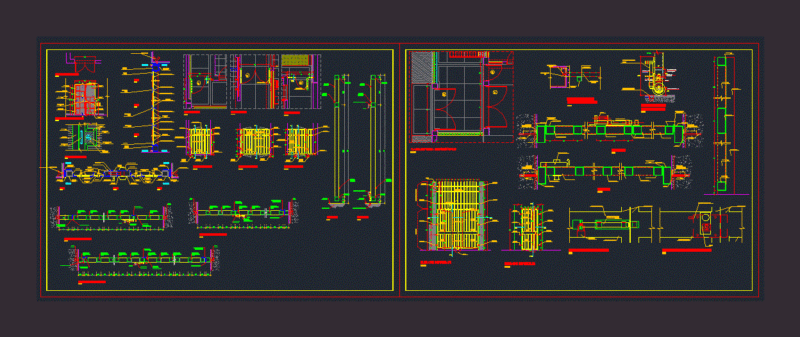 Porton Access Grids DWG Detail for AutoCAD