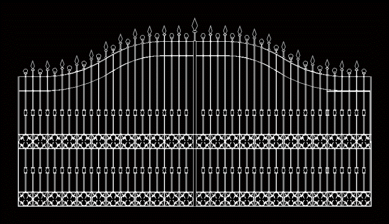 Porton Iron DWG Block for AutoCAD