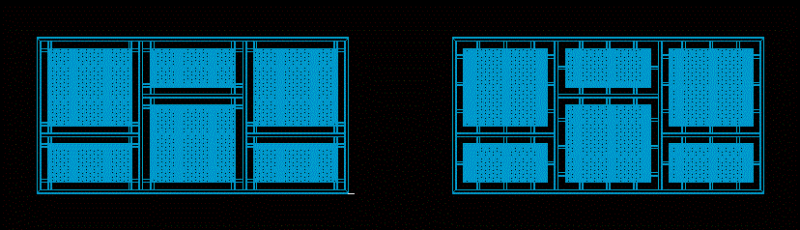 Porton Large 2m X 4m Metal 3D DWG Model for AutoCAD