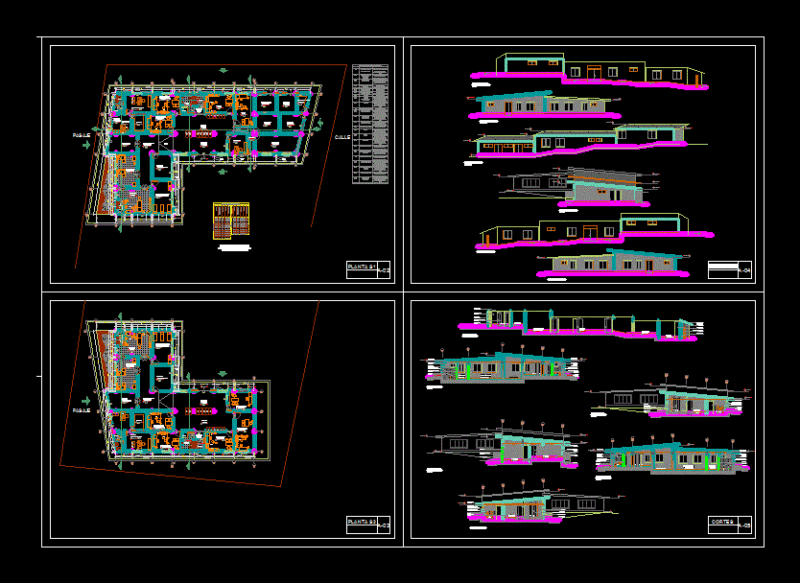 Posta Medical DWG Section for AutoCAD