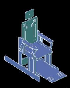 Postural Chair DWG Block for AutoCAD