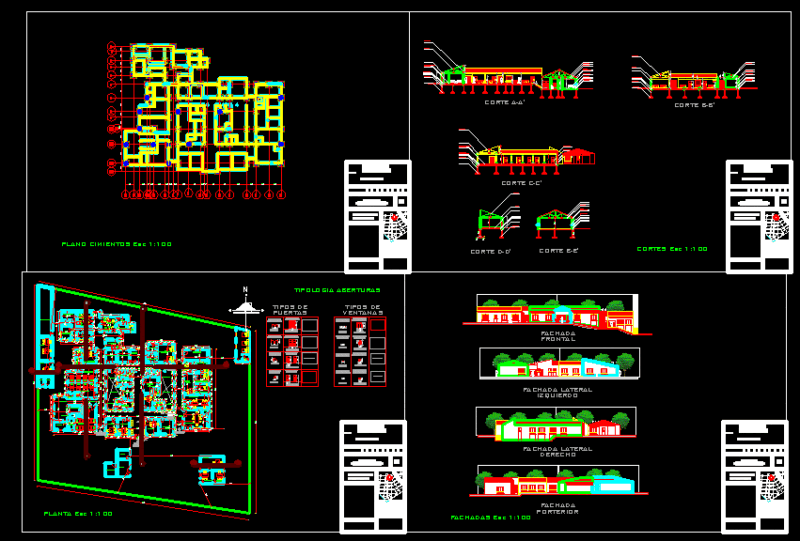 Project Hospital Padcaya Tarija DWG Full Project for AutoCAD