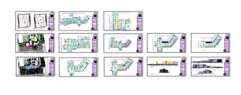 Psychiatric Hospital Project DWG Full Project for AutoCAD
