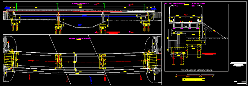 Puentes DWG Block for AutoCAD