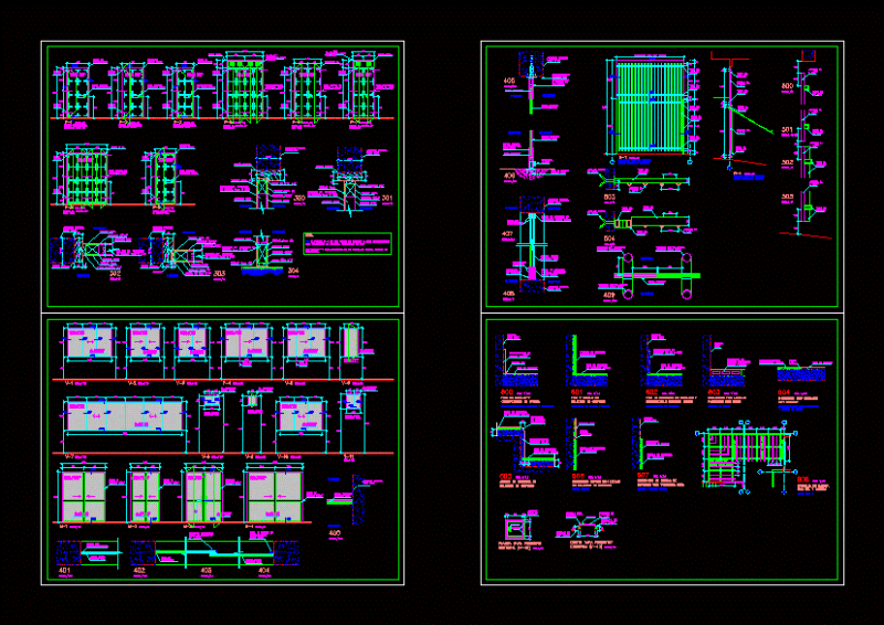 Purtas Detail And Windows DWG Detail for AutoCAD