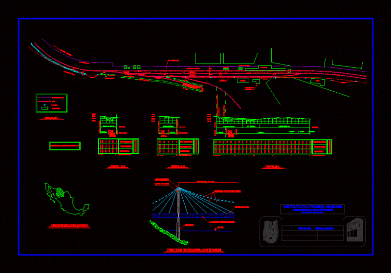 Railways DWG Block for AutoCAD