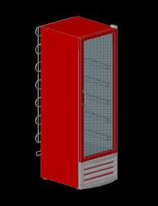 Refrigerator Business DWG Block for AutoCAD