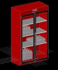 Refrigeratorsoda Gas Dispenser DWG Block for AutoCAD