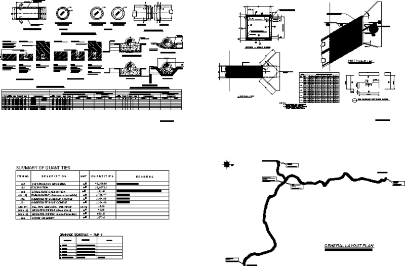 Rehab Of Pangian To Greenridge Farm To Market Road DWG Block for AutoCAD