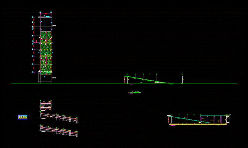 Reinforced Concrete Ramp DWG Detail for AutoCAD