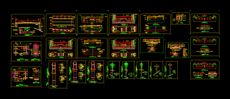 Repair Of Bridges DWG Detail for AutoCAD