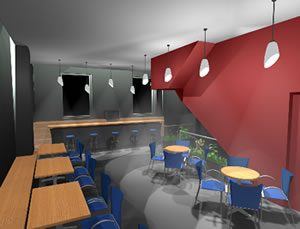 Restaurant 3D MAX Model for 3D Studio Max