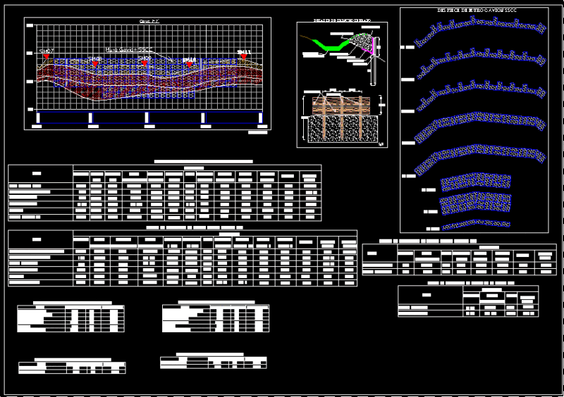 Retaining Wall DWG Block for AutoCAD