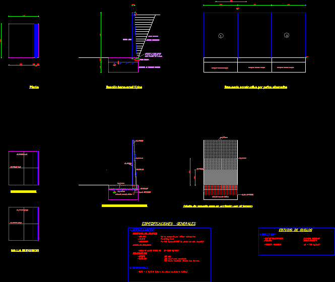 Retaining Wall DWG Block for AutoCAD • Designs CAD