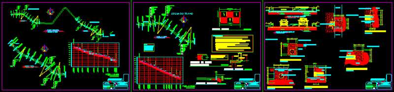 Rigid Pavement DWG Block for AutoCAD