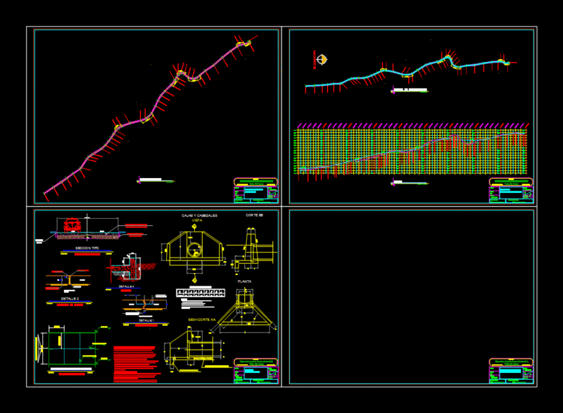 Road DWG Block for AutoCAD