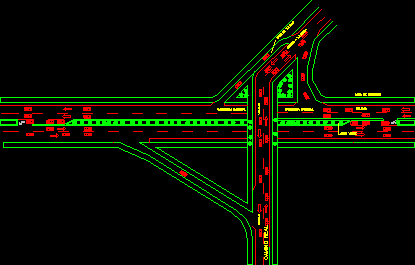 Typical road section dwg
